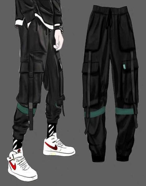 cargo pants men solid color black loose casual jogger pocket elastic waist ankle length trousers techwear x06267560705
cargo pants men solid color black loose casual jogger pocket elastic waist ankle length trousers techwear x06267560705