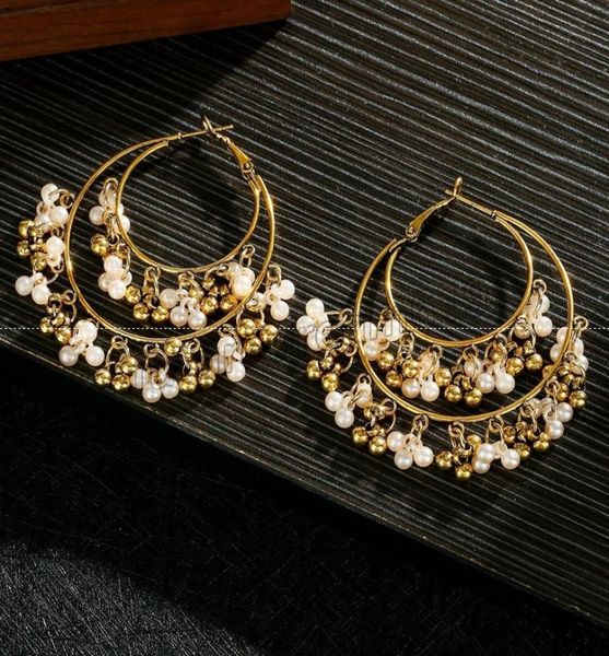 classic retro gold round alloy pearl beads tassel earrings for women bohemia jhumka earrings indian jewelry oorbellen3448939, Silver
classic retro gold round alloy pearl beads tassel earrings for women bohemia jhumka earrings indian jewelry oorbellen3448939, Silver