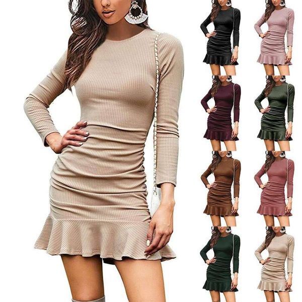autumn womens clothing mini skirt knitted long sleeve plated tight dress, Black;gray
autumn womens clothing mini skirt knitted long sleeve plated tight dress, Black;gray