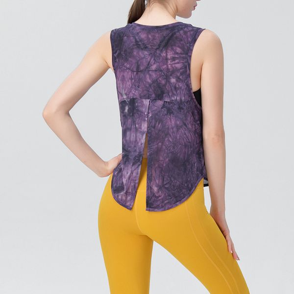 lulu flat tie dye gauze yoga wear sleeveless t-shirt women loose all-match fitness vest running
lulu flat tie dye gauze yoga wear sleeveless t-shirt women loose all-match fitness vest running