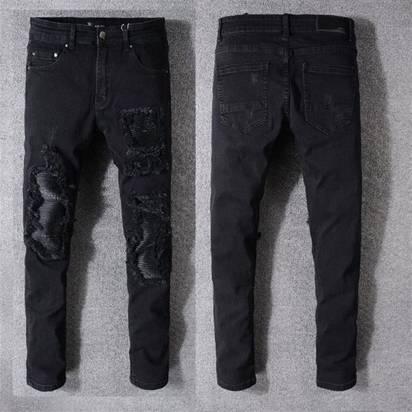 fashion men's jeans runway slim racer biker jeans #1133 hiphop skinny men denim ripped joggers pants male wrinkle jean trouse240q, Blue
fashion men's jeans runway slim racer biker jeans #1133 hiphop skinny men denim ripped joggers pants male wrinkle jean trouse240q, Blue