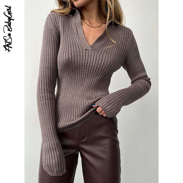 womens sweaters long sleeve knitted sweater women basic polo colar y2k 2000s aesthetic autumn winter solid jumper soft warm pollover 230811, White;black
womens sweaters long sleeve knitted sweater women basic polo colar y2k 2000s aesthetic autumn winter solid jumper soft warm pollover 230811, White;black