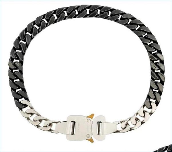 pendant necklaces ins 1017 alyx 9sm necklace ceramic stitching titanium steel buckle cuban chain hiphop tide drop delivery 2022 j7827029, Silver
pendant necklaces ins 1017 alyx 9sm necklace ceramic stitching titanium steel buckle cuban chain hiphop tide drop delivery 2022 j7827029, Silver