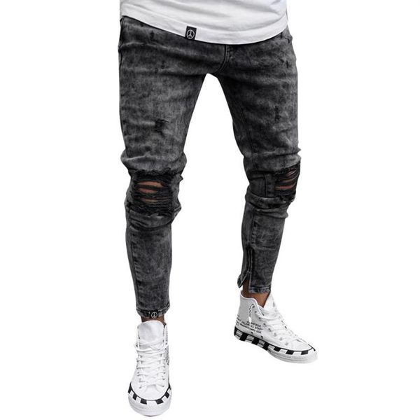 men's jeans mens black grey skinny ripped casual slim fit distressed stretch hole denim trousers spring autumn male pants2673, Blue
men's jeans mens black grey skinny ripped casual slim fit distressed stretch hole denim trousers spring autumn male pants2673, Blue
