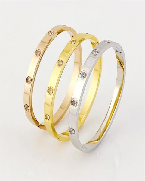 luxury stainless steel 18k gold bangle love bracelets with shining diamond crystal stone women party wedding jewelry gift1777763, Black
luxury stainless steel 18k gold bangle love bracelets with shining diamond crystal stone women party wedding jewelry gift1777763, Black
