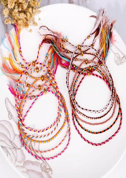 kimter colorful rainbow rope bracelets bangle handmade braided cotton woven string strand adjustable friendship lucky bracelet q505136187, Golden;silver
kimter colorful rainbow rope bracelets bangle handmade braided cotton woven string strand adjustable friendship lucky bracelet q505136187, Golden;silver