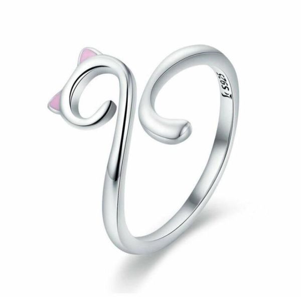 fashion cute 925 sterling silver cat shaped kitten pet adjustable band wrap finger ring for girls christmas gifts37076194703110
fashion cute 925 sterling silver cat shaped kitten pet adjustable band wrap finger ring for girls christmas gifts37076194703110