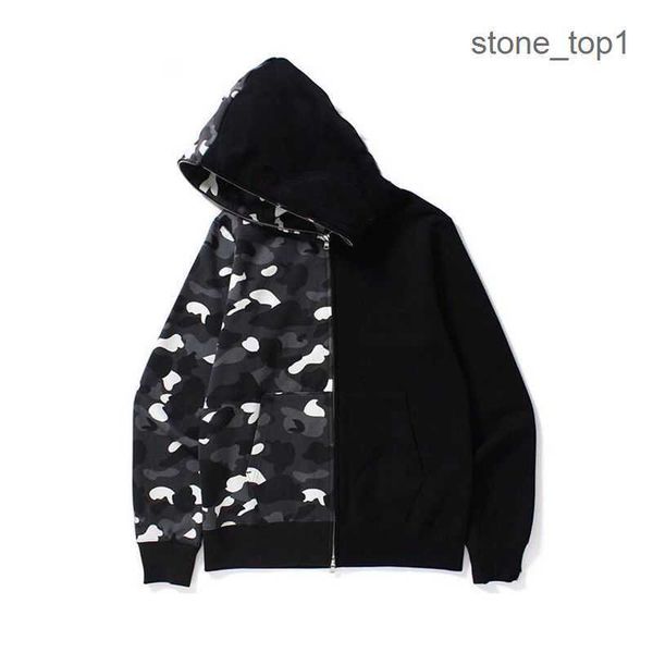 men's designer hooded zippered jacket bapes hoodie camouflage print shark hoodie bathing ape y2k american street fashion selling hoodie, Black
men's designer hooded zippered jacket bapes hoodie camouflage print shark hoodie bathing ape y2k american street fashion selling hoodie, Black