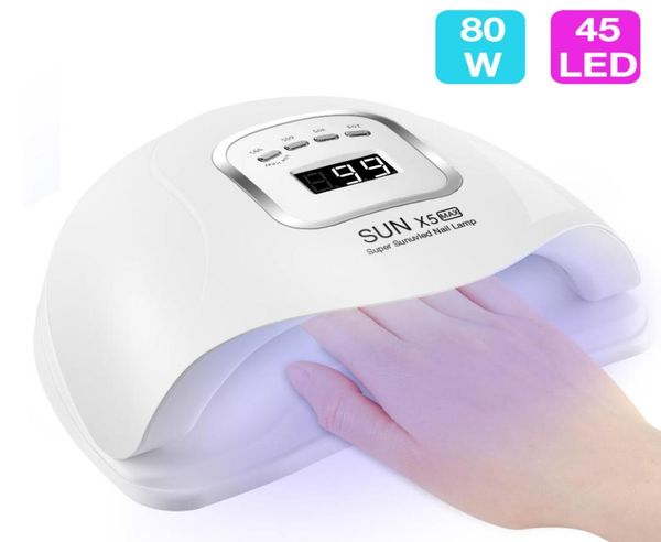 80w nail dryer uv led lamp lcd display 45 leds nail dryer lamp for curing gel polish auto sensing manicure tools9632526
80w nail dryer uv led lamp lcd display 45 leds nail dryer lamp for curing gel polish auto sensing manicure tools9632526