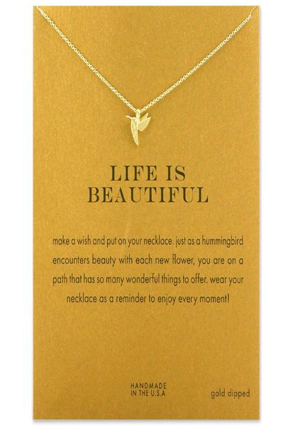 fashion hummingbird necklace women flying bird clavicle chain statement choker necklaces life is beautiful gift card mothers day5117337, Silver
fashion hummingbird necklace women flying bird clavicle chain statement choker necklaces life is beautiful gift card mothers day5117337, Silver