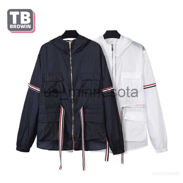 men's jackets tb browin thom men jacket brand quick dry sunscreen clothing uv sun protection summer coats thin casual hooded skin windb, Black;brown
men's jackets tb browin thom men jacket brand quick dry sunscreen clothing uv sun protection summer coats thin casual hooded skin windb, Black;brown