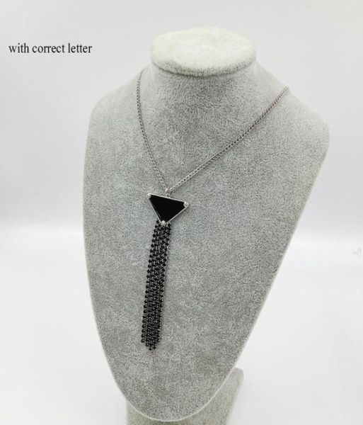 women triangle pendant necklace with stamp letter tassel necklaces for gift party jewelry accessories2224832, Silver
women triangle pendant necklace with stamp letter tassel necklaces for gift party jewelry accessories2224832, Silver