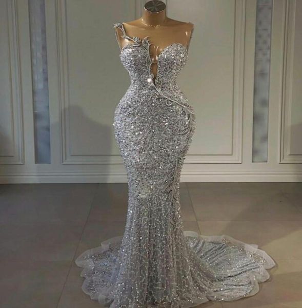 2021 plus size arabic aso ebi silver mermaid prom dresses lace sheer neck beaded evening formal party second reception gowns 4292140, Black
2021 plus size arabic aso ebi silver mermaid prom dresses lace sheer neck beaded evening formal party second reception gowns 4292140, Black