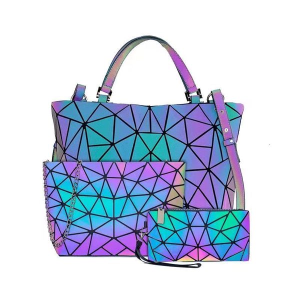 evening bag handbags luxury geometric shoulder bag set folding tote crossbody female handbag for ladies luminous bao bag 230810
evening bag handbags luxury geometric shoulder bag set folding tote crossbody female handbag for ladies luminous bao bag 230810