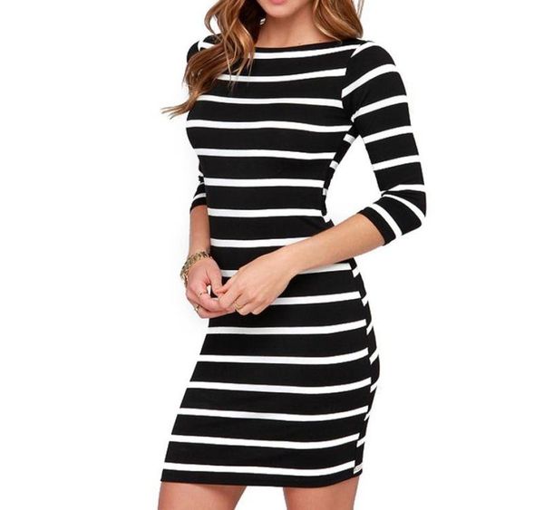 striped women bodycon dress slim fit cotton women crew neck half sleeves sheath dress casual dress4034897, Black;gray
striped women bodycon dress slim fit cotton women crew neck half sleeves sheath dress casual dress4034897, Black;gray