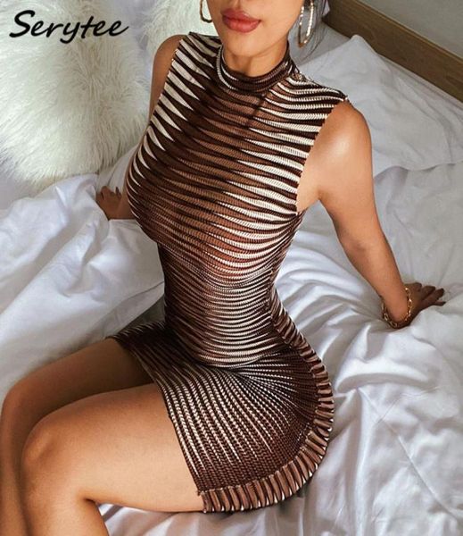 serytee fashion 3d striped bodycon mesh dress for women 2021 summer sleeveless stretchy mini dresses club party ladies brown robe5725815, Black;gray
serytee fashion 3d striped bodycon mesh dress for women 2021 summer sleeveless stretchy mini dresses club party ladies brown robe5725815, Black;gray