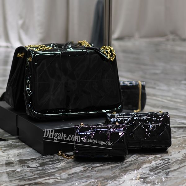 jamie 4.3 in patent effect fabric chain bag large quilted overstitching crossbody flap underarm handbags shoulder designer womans tote bags
jamie 4.3 in patent effect fabric chain bag large quilted overstitching crossbody flap underarm handbags shoulder designer womans tote bags