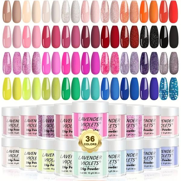 36-color dip powder nail kit: quick-drying starter set for salon-quality home manicures
36-color dip powder nail kit: quick-drying starter set for salon-quality home manicures