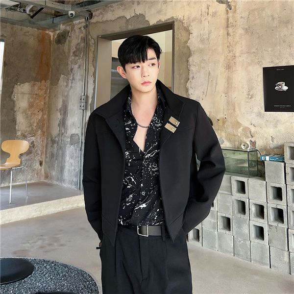 mens jackets autumn korean style personalized design stand collar jackets men casual loose black white short section jacket mxl 230810, Black;brown
mens jackets autumn korean style personalized design stand collar jackets men casual loose black white short section jacket mxl 230810, Black;brown