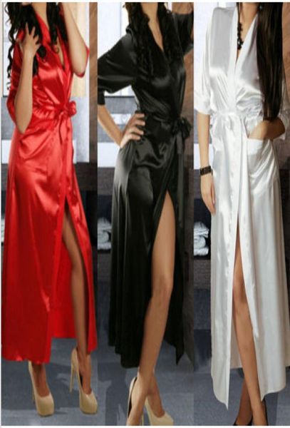 women long silk kimono dressing gown bath robe babydoll lingerie nightdress9206834, Black;red
women long silk kimono dressing gown bath robe babydoll lingerie nightdress9206834, Black;red