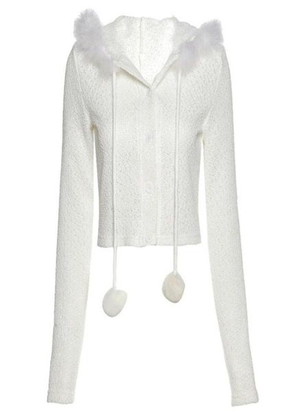 women autumn long sleeve hoodie cardigan fluffy plush patchwork pompom drawstring sweater coat solid color slim white crop q1fa wo9817944, Black;brown
women autumn long sleeve hoodie cardigan fluffy plush patchwork pompom drawstring sweater coat solid color slim white crop q1fa wo9817944, Black;brown