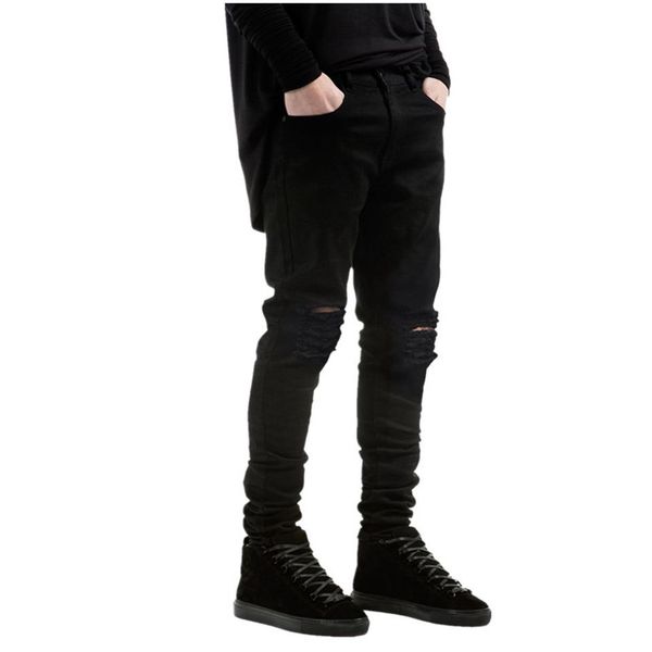 new fashion brand men black jeans skinny ripped stretch slim hip hop swag denim motorcycle biker pants jogger231i, Blue
new fashion brand men black jeans skinny ripped stretch slim hip hop swag denim motorcycle biker pants jogger231i, Blue