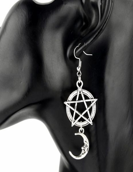 2020 new fashion vintage pentagram moon dangle earrings handmade statement earrings women earrings3721842, Golden
2020 new fashion vintage pentagram moon dangle earrings handmade statement earrings women earrings3721842, Golden