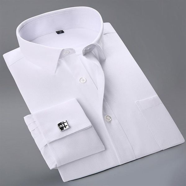 whole- 2020 new french cuff button men dress shirts classic long sleeve formal business fashion shirts camisa masculina cuffli243n, White;black
whole- 2020 new french cuff button men dress shirts classic long sleeve formal business fashion shirts camisa masculina cuffli243n, White;black
