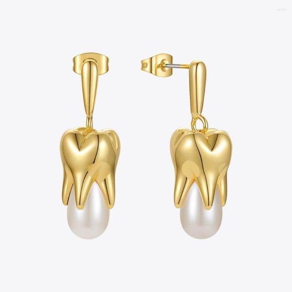 dangle earrings enfashion trendy teeth pearl drop for women gold color earings fashion jewelry wedding pendientes e2112852884770, Silver
dangle earrings enfashion trendy teeth pearl drop for women gold color earings fashion jewelry wedding pendientes e2112852884770, Silver