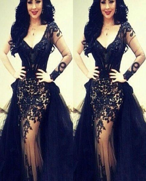 black sheer long sleeve evening dress custom made scoop mermaid floor length formal dress mermaid lace prom party gowns9204546, Black;red
black sheer long sleeve evening dress custom made scoop mermaid floor length formal dress mermaid lace prom party gowns9204546, Black;red