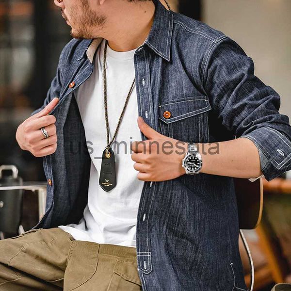 men's jackets maden vintage denim jeans shirts long sleeves brand quality men's cpo shirt casual clothing retro amekaji wear for m, Black;brown
men's jackets maden vintage denim jeans shirts long sleeves brand quality men's cpo shirt casual clothing retro amekaji wear for m, Black;brown