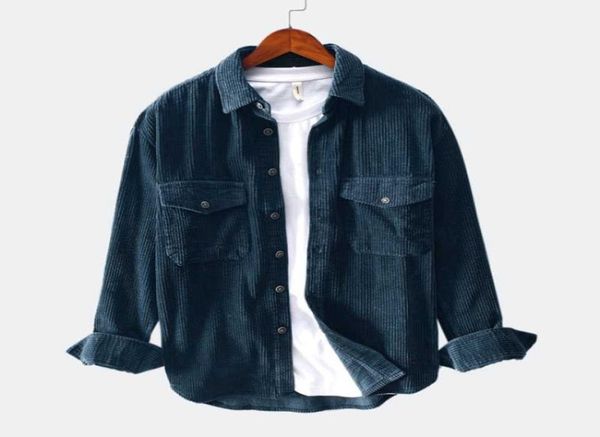 men 2020 spring and autumn fashion brand japan style vintage slim fit corduroy shirt male casual loose shirt cloth3700336, White;black
men 2020 spring and autumn fashion brand japan style vintage slim fit corduroy shirt male casual loose shirt cloth3700336, White;black
