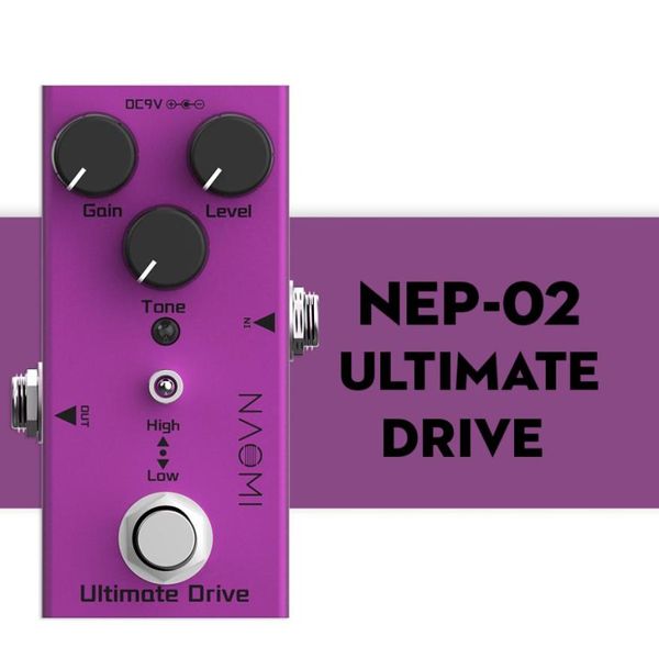 naomi true bypass design ultimate drive electric guitar effect pedal with aluminum alloy material5910771
naomi true bypass design ultimate drive electric guitar effect pedal with aluminum alloy material5910771