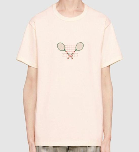 summer italy tennis racket embroidery letter tee europe designer luxury fashion men women tshirts spring high street short sleeve 1038693, White;black
summer italy tennis racket embroidery letter tee europe designer luxury fashion men women tshirts spring high street short sleeve 1038693, White;black