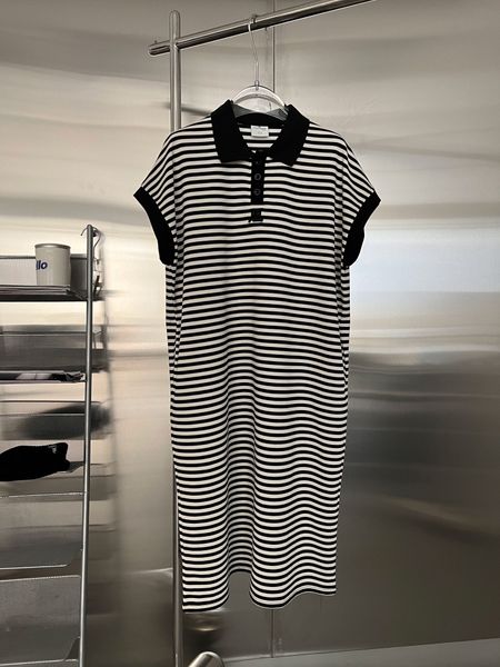womens basic casual dresses striped polo long skirt dressess shirt dress courreges top, Black;gray
womens basic casual dresses striped polo long skirt dressess shirt dress courreges top, Black;gray