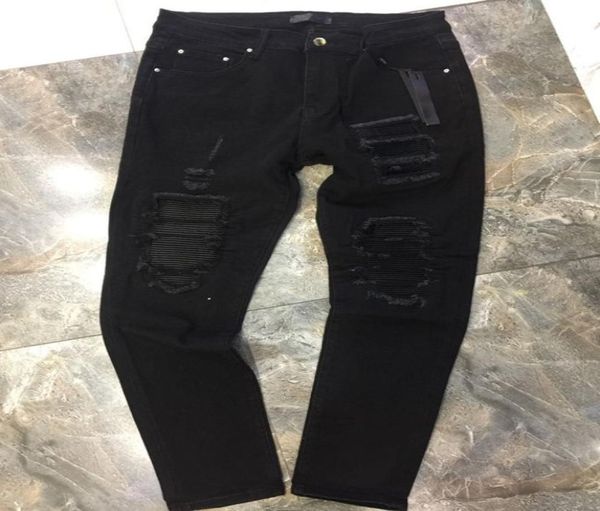 new stryle mens jeans designer leather patched wrinkles jeans biker denim fashion hop hop fold pants us uk size 29381112007, Blue
new stryle mens jeans designer leather patched wrinkles jeans biker denim fashion hop hop fold pants us uk size 29381112007, Blue
