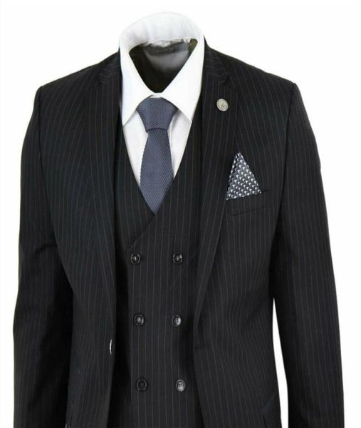 mens 3 piece suit gatsby 1920s peaky blinders gangster pinstripe tailored fit tuxedos prom suit jacketpantsvest1962012, Black;gray
mens 3 piece suit gatsby 1920s peaky blinders gangster pinstripe tailored fit tuxedos prom suit jacketpantsvest1962012, Black;gray