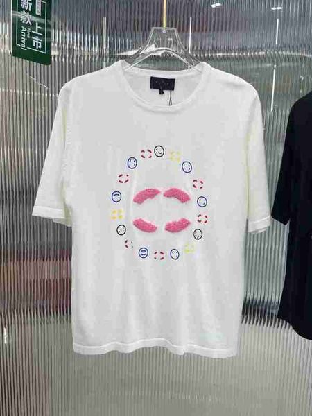 women's t-shirt designer summer new classic colorful double c-letter contrast slim 2023 versatile knitted short sleeve for women py1w, White
women's t-shirt designer summer new classic colorful double c-letter contrast slim 2023 versatile knitted short sleeve for women py1w, White