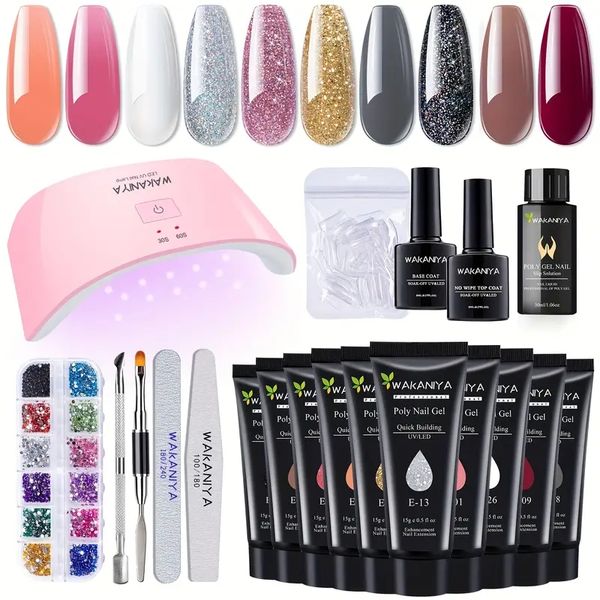 extra lasting nail gel extension glue with 3d shiny rhinestones, nail file, buffer, cuticle nipper & pusher - perfect for home and salon use
extra lasting nail gel extension glue with 3d shiny rhinestones, nail file, buffer, cuticle nipper & pusher - perfect for home and salon use