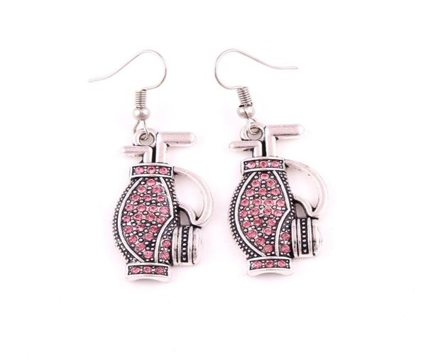 hy166 fashion single side design metal sports style golf clubs bag and golf penholder sports pendant earring for women gift6932352, Silver
hy166 fashion single side design metal sports style golf clubs bag and golf penholder sports pendant earring for women gift6932352, Silver