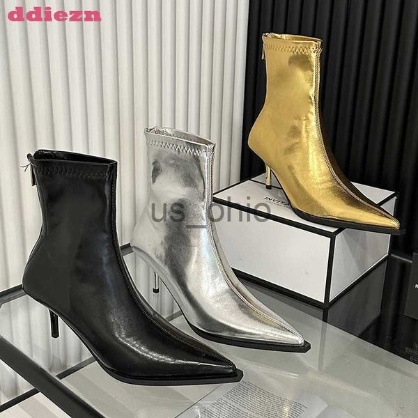 boots footwear stretch ankle boots zippers shoes fashion women thin heels pointed toe outdoor ladies short modern boots for shoes j0811, Black
boots footwear stretch ankle boots zippers shoes fashion women thin heels pointed toe outdoor ladies short modern boots for shoes j0811, Black