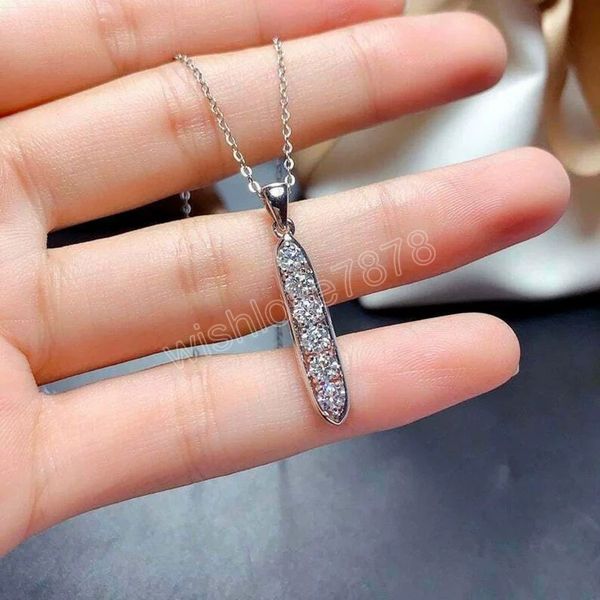 geometric long pendant necklace inlaid cubic zirconia simple stylish women necklace for wedding versatile fashion jewelry, Silver
geometric long pendant necklace inlaid cubic zirconia simple stylish women necklace for wedding versatile fashion jewelry, Silver