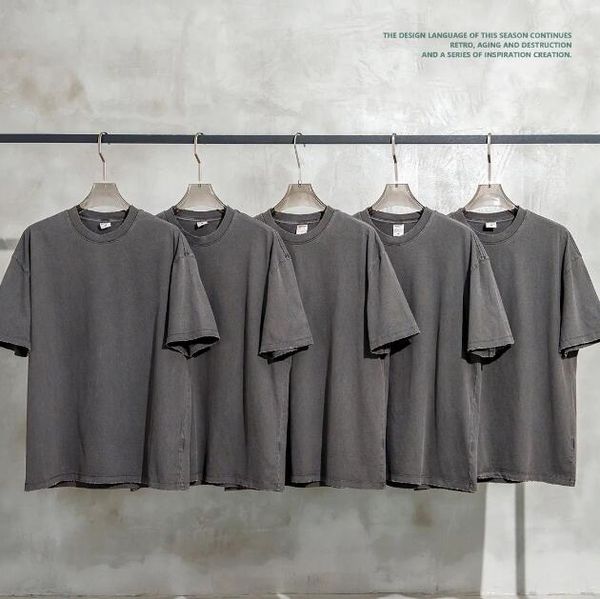 wash cotton round neck t shirt men women xl l m s xs, Black;brown
wash cotton round neck t shirt men women xl l m s xs, Black;brown