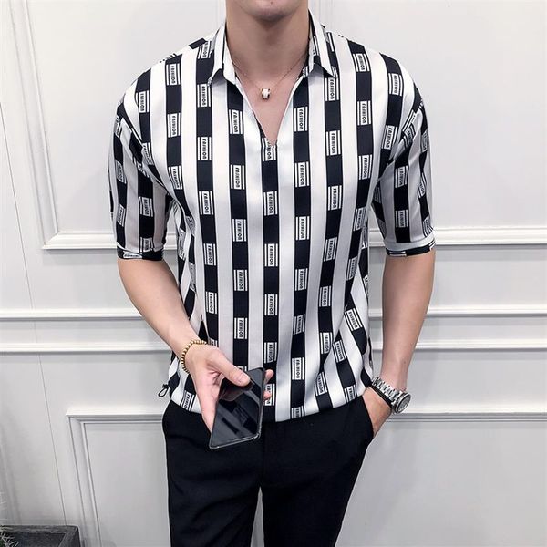 summer short sleeve floral shirt business style casual men's blouse fashion dress shirts designer 2021268l, White;black
summer short sleeve floral shirt business style casual men's blouse fashion dress shirts designer 2021268l, White;black