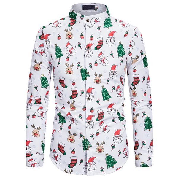 christmas shirt men 2020 brand new long sleeve mandarin collar mens white dress shirts xmas party prom costume camisa masculina241s, White;black
christmas shirt men 2020 brand new long sleeve mandarin collar mens white dress shirts xmas party prom costume camisa masculina241s, White;black