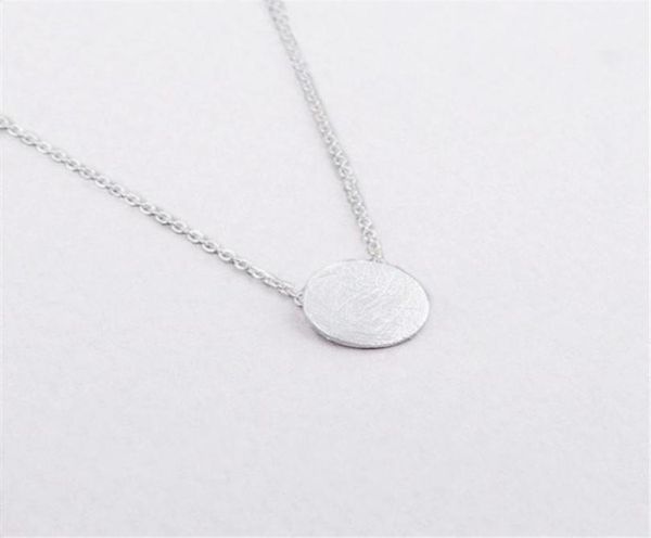 fashion brushed round circle necklace pendant goldcolor silver plated necklace for women gift whole6731977
fashion brushed round circle necklace pendant goldcolor silver plated necklace for women gift whole6731977