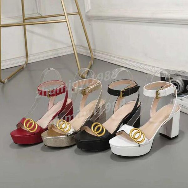 classic high heeled sandals party fashion 100% leather women dance shoe designer heels suede lady metal belt buckle thick heel woman shoes l, White;red
classic high heeled sandals party fashion 100% leather women dance shoe designer heels suede lady metal belt buckle thick heel woman shoes l, White;red