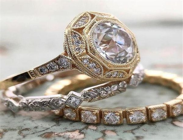 choucong brand wedding rings sell 3pcs vintage jewelry 925 sterling silvergold fill round cut white eternity 3a cubic zircon 7742485, Slivery;golden
choucong brand wedding rings sell 3pcs vintage jewelry 925 sterling silvergold fill round cut white eternity 3a cubic zircon 7742485, Slivery;golden