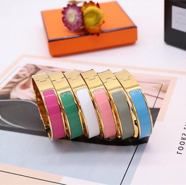 12mm enamel rainbow titanium steel women and men bangles fashion bracelets for wedding jewelry gift color optional with box7602413, Black
12mm enamel rainbow titanium steel women and men bangles fashion bracelets for wedding jewelry gift color optional with box7602413, Black