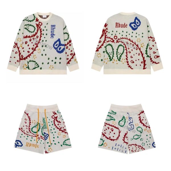 men's rhude sweaters cashew flower jacquard rhude sweatshirts rhude shorts men women 1 1 quality rhude knitted sweater vintage pullover, White;black
men's rhude sweaters cashew flower jacquard rhude sweatshirts rhude shorts men women 1 1 quality rhude knitted sweater vintage pullover, White;black